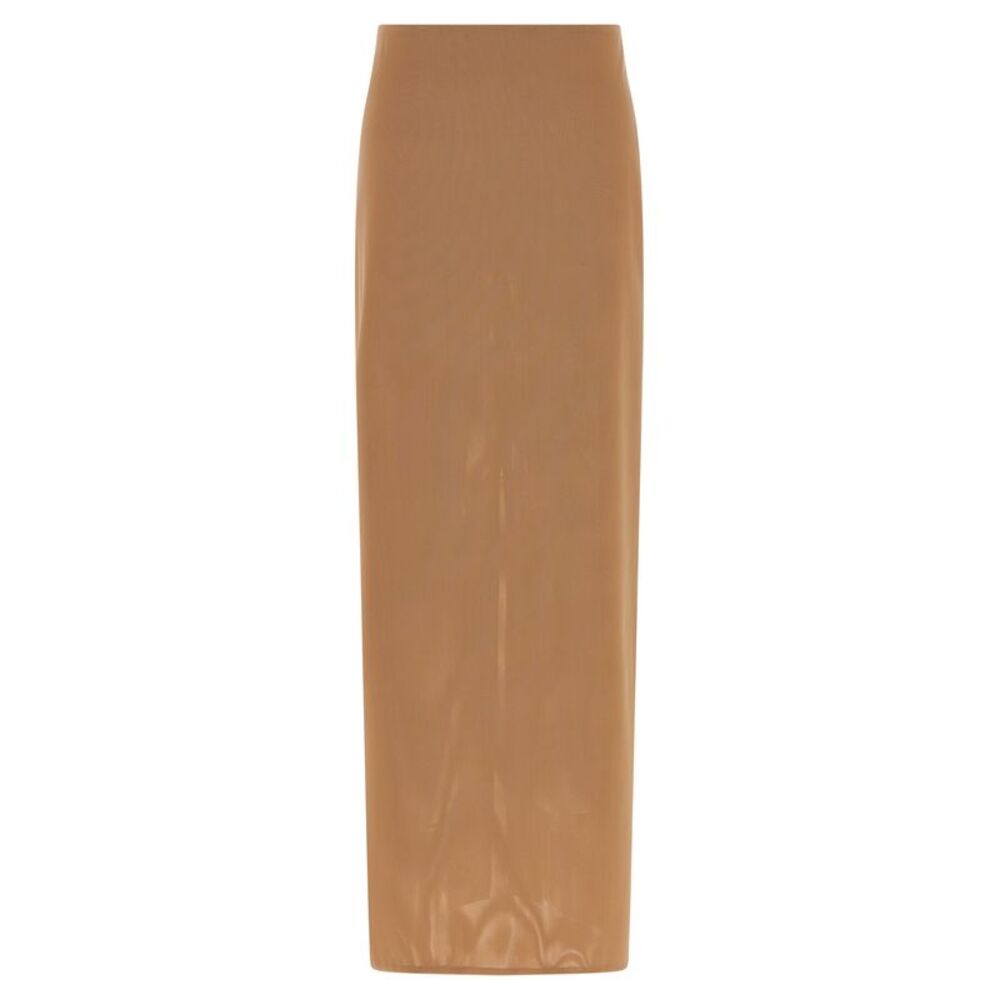 Armarium Beige Polyamide Midi Women's Skirt